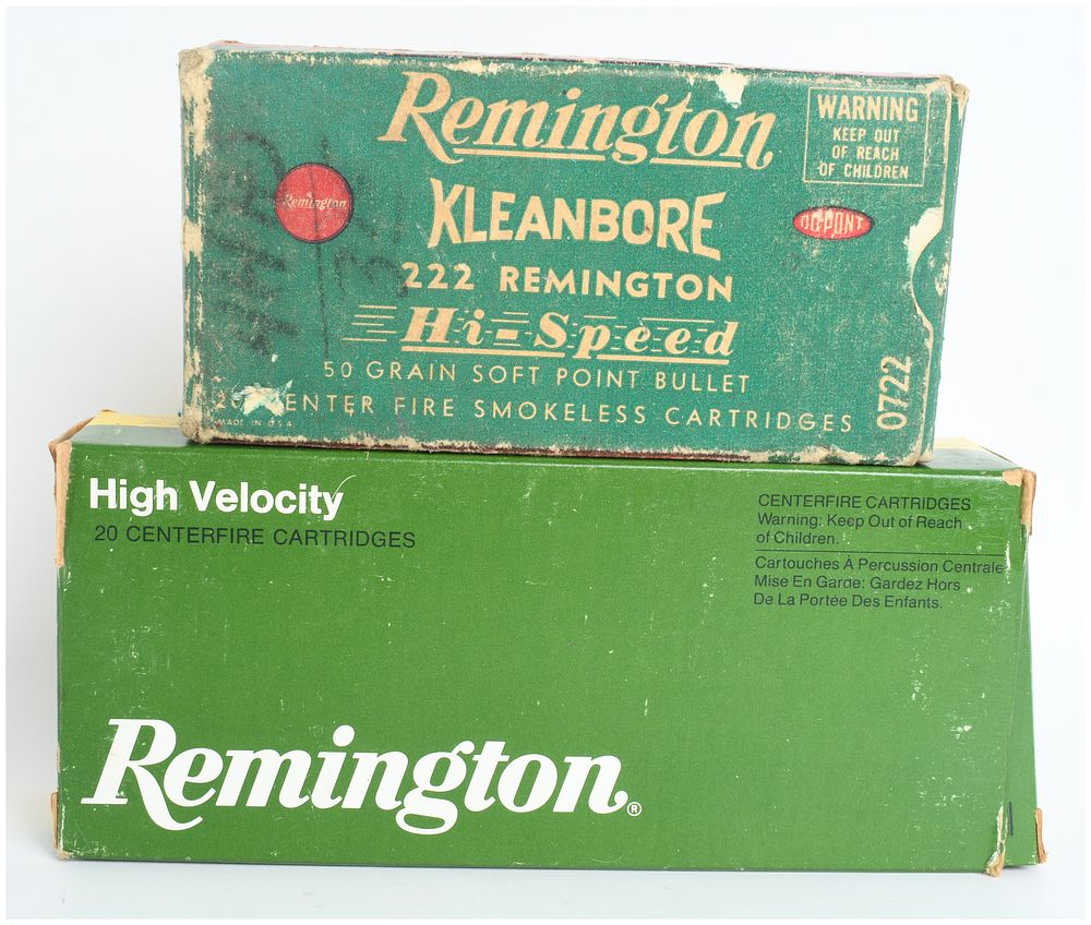 Lot 1450: A Lot of 40 Rounds of Remington .222 Remington Ammunition