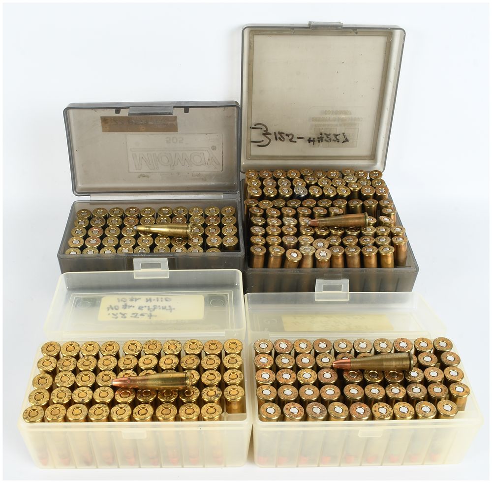 Lot 1507: A Collection of 227 Rounds of Remington-Peters .22 Remington Jet Remanufactured Ammunition