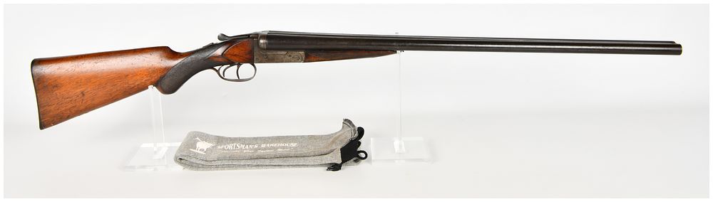 Lot 1596: Belgian Deluxe Model Side-by-Side Break Action Shotgun 12 Gauge
