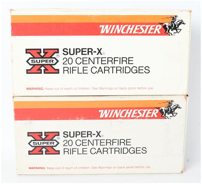 A Lot of 40 Rounds of Winchester Super-X .284 Winchester Ammunition. This lot consists of two 