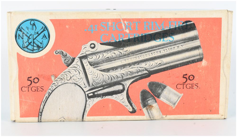 Lot 217: A Lot of 50 Navy Arms .41 Short Rimfire Cartridges