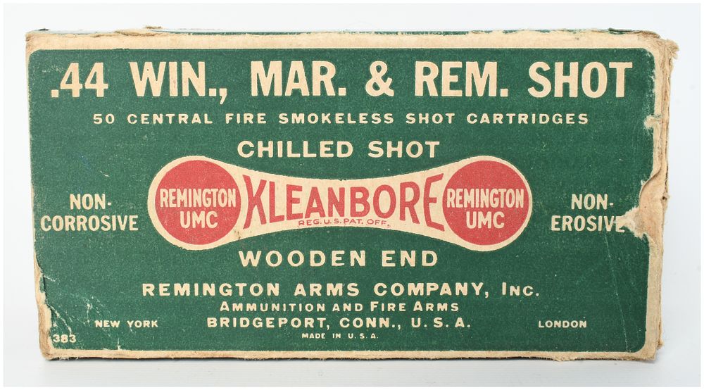 Lot 307: A Lot of 50 Remington Kleanbore Shot Cartridges .44 Win., Mar. & Rem.