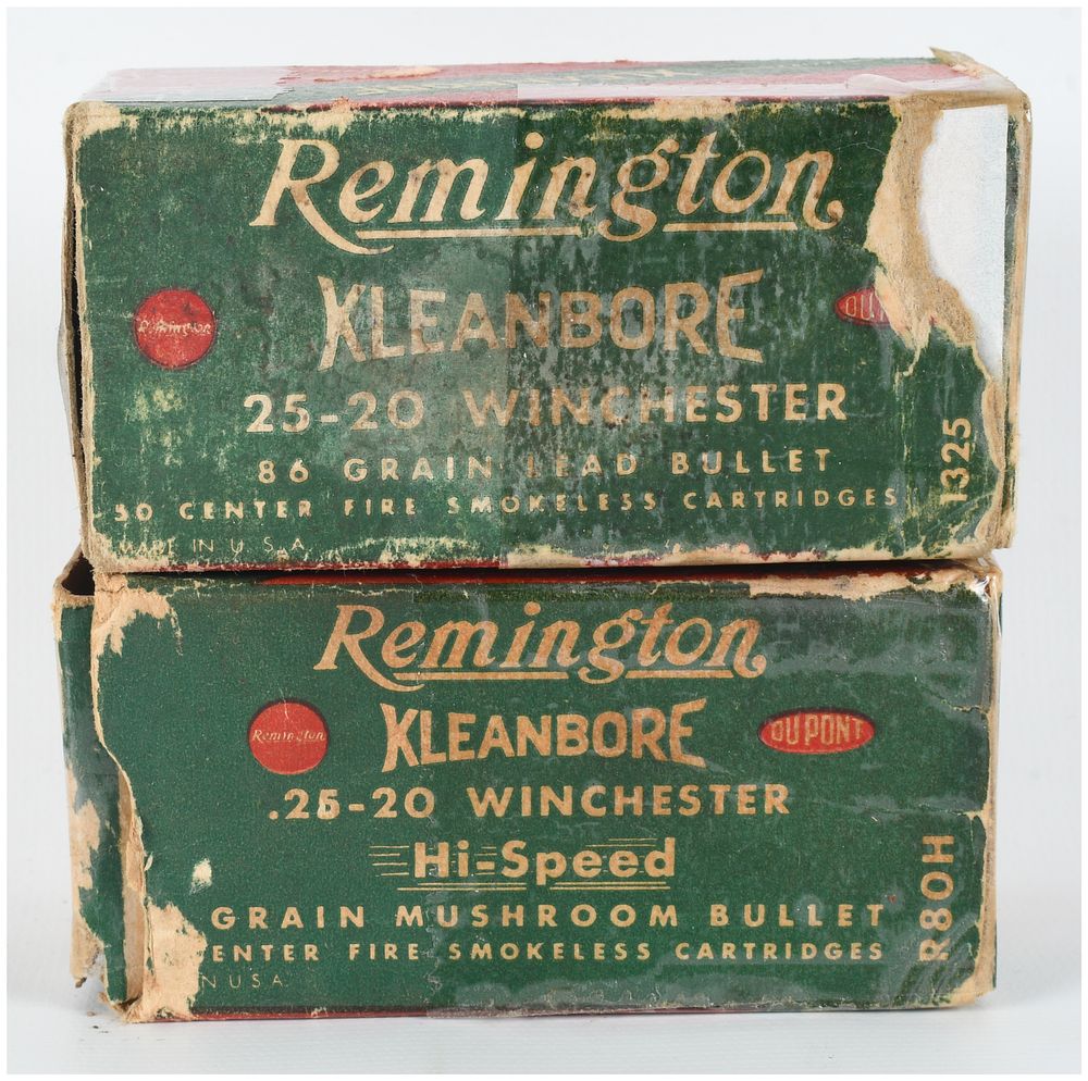 Lot 349: A Lot of 69 Rounds of Remington Kleanbore .25-20 Winchester Ammunition