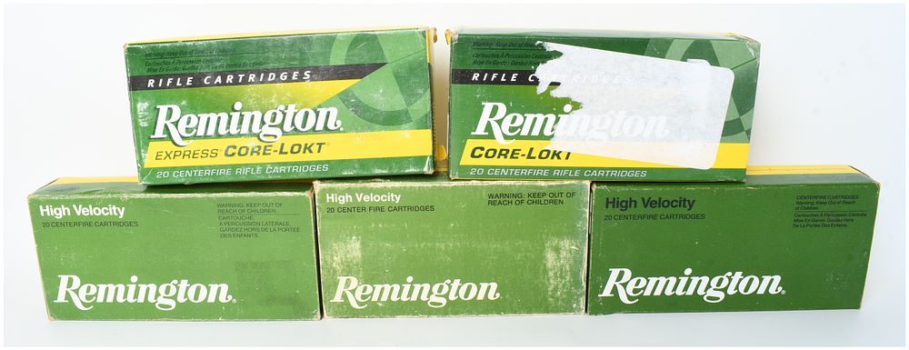 Lot 433: Remington Core-Lokt Centerfire Rifle Ammunition .32 Winchester Special 94 Rounds