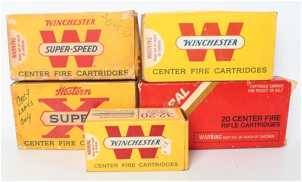 Lot 469: A Lot of 89 Rounds of Mixed Caliber Ammunition from Winchester, Federal, and Western