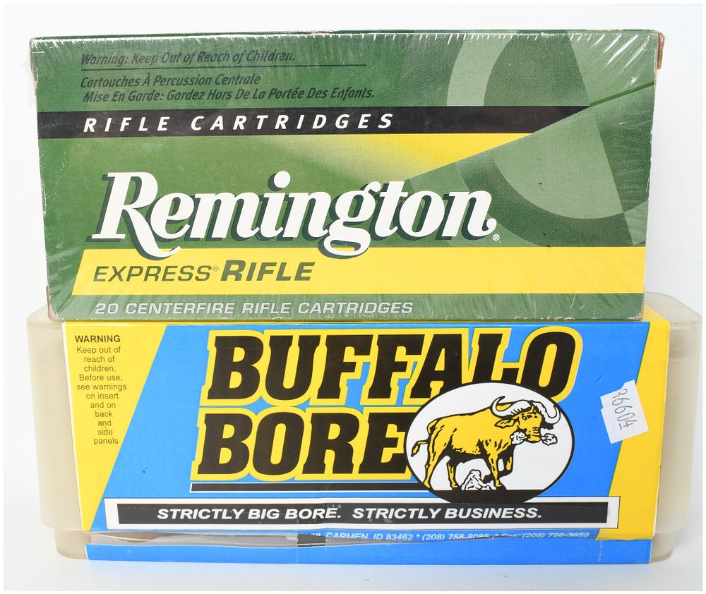 Lot 499: A Lot of 40 Rounds of Remington and Buffalo Bore .444 Marlin Centerfire Rifle Ammunition