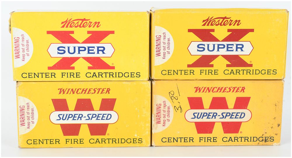 Lot 547: A Lot of 80 Rounds of Winchester and Western .225 Winchester Centerfire Ammunition