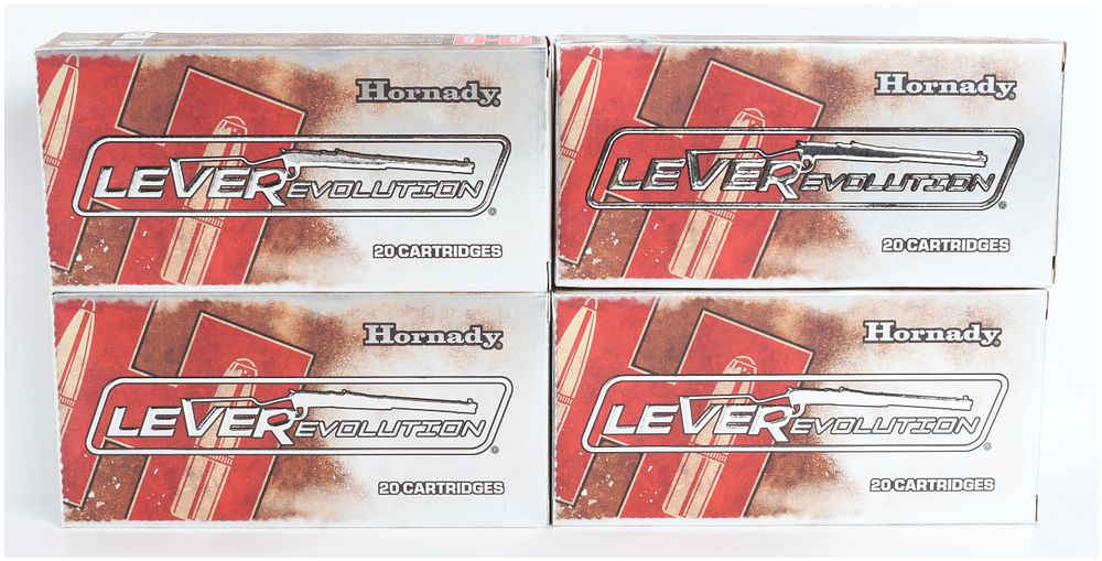 Lot 1036: A Lot of 80 Rounds of Hornady LEVERevolution Ammunition .348 Winchester