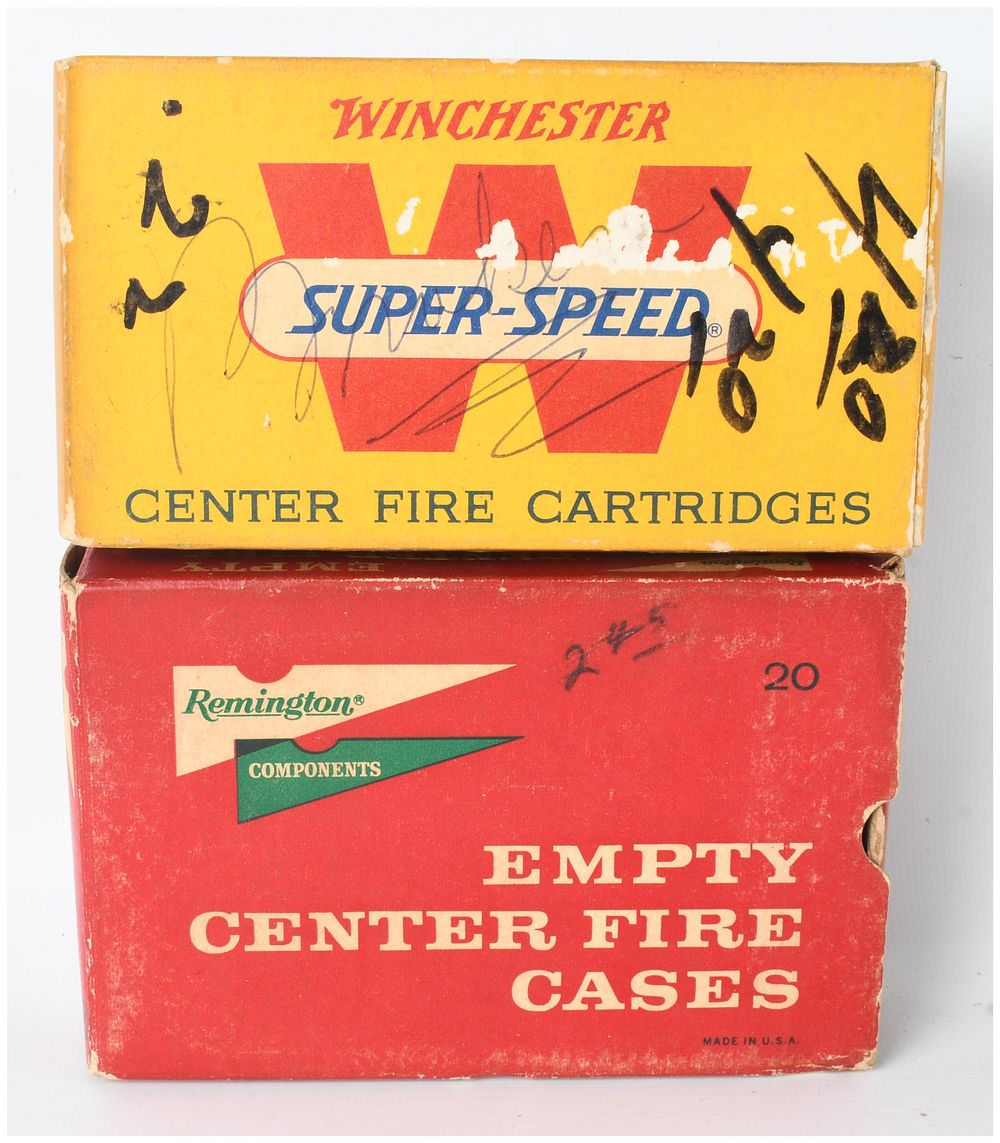 Lot 1138: A Lot of 38 Winchester and Remington .257 Roberts Ammunition and Components