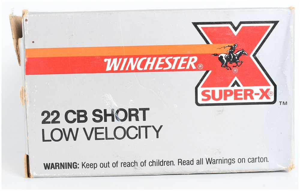 Lot 1261: A Lot of 250 Rounds of Winchester Super-X .22 CB Short Rimfire Ammunition
