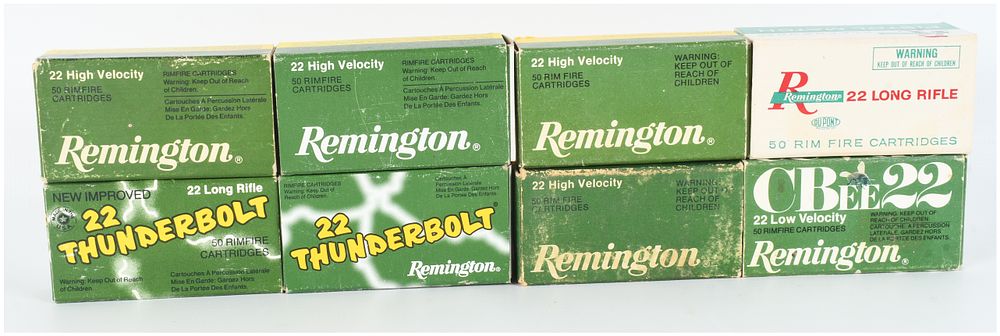 Lot 1291: A Lot of 392 Rounds of Remington .22 Rimfire Ammunition