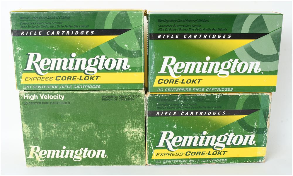 Lot 1342: A Lot of 80 Rounds of Remington Express Core-Lokt Ammunition .280 Remington
