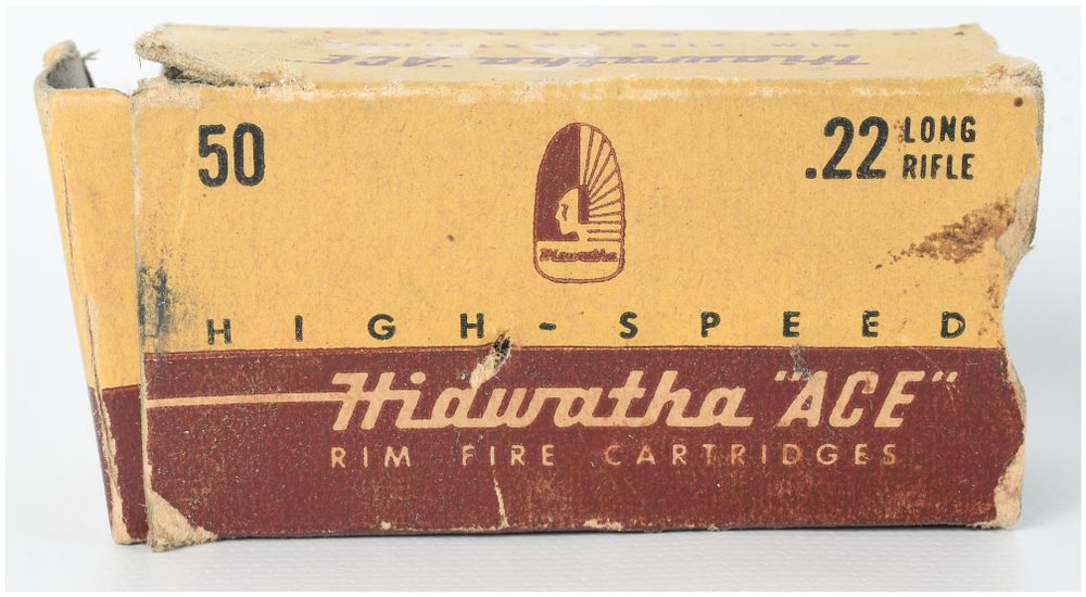 Lot 1369: A Lot of 50 Hiawatha ACE Rimfire Ammunition .22 Long Rifle