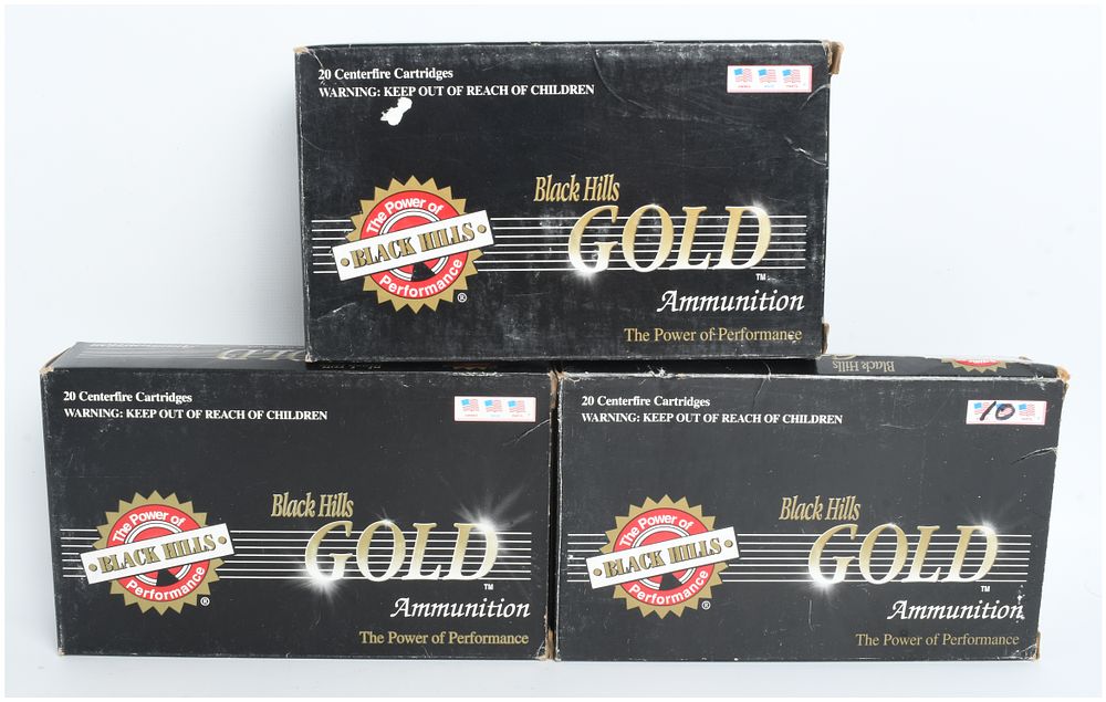 Lot 1552: A Lot of 50 Rounds Black Hills Gold Ammunition 6.5-284 with 142 Grain Sierra Matchking Bullets