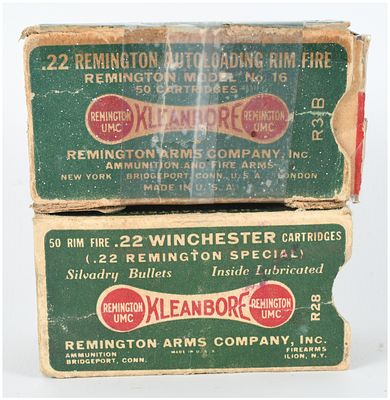 A Collection of 70 Rounds of Remington Kleanbore Rimfire Ammunition .22 Caliber. A collection of 
