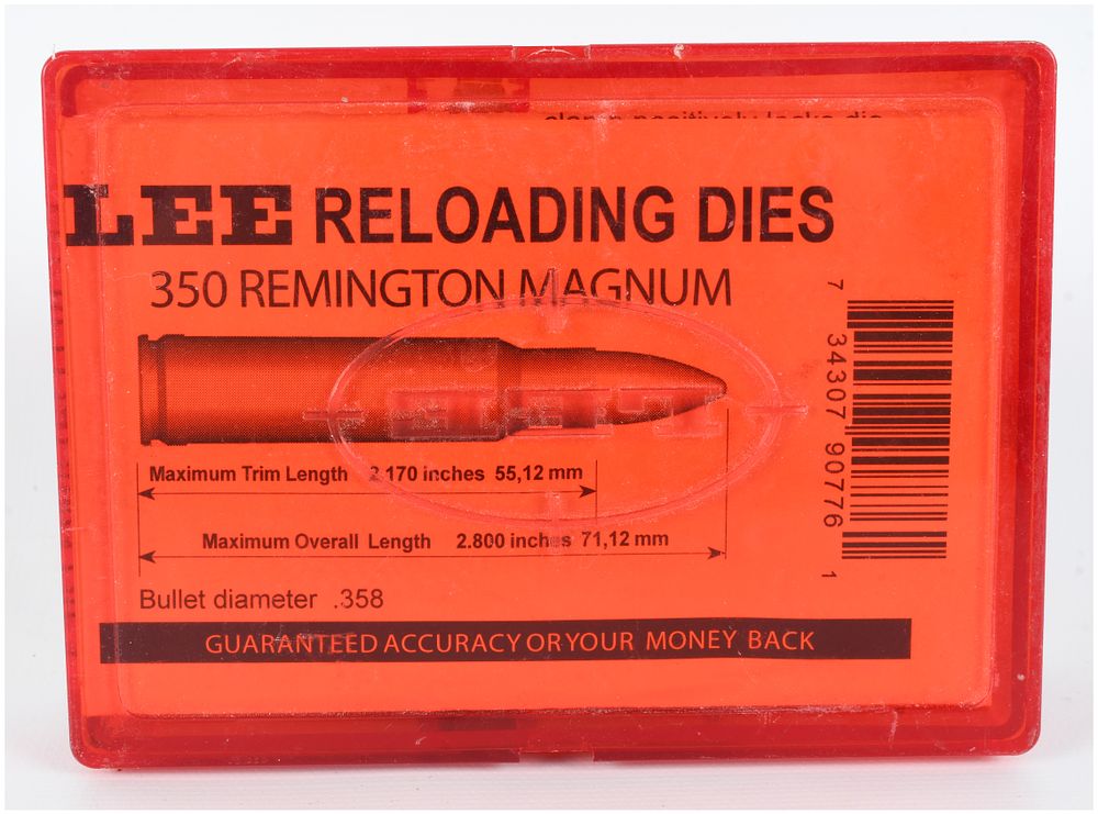 Lot 155: Lee Precision 350 Remington Magnum Reloading Die Set