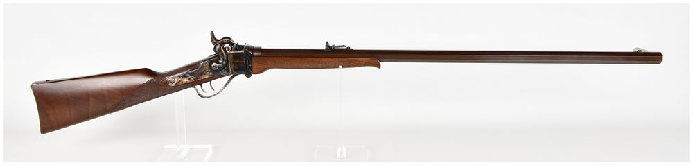 Lot 177: I.A.B. Sharps Model 1874 Falling Block Single Shot Rifle .45-70 Government with 29 Inch Octagonal Barrel
