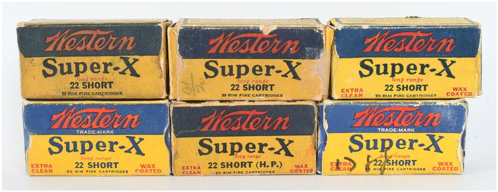 Lot 202: A Lot of 295 Rounds of Western Super-X .22 Short Rimfire Ammunition