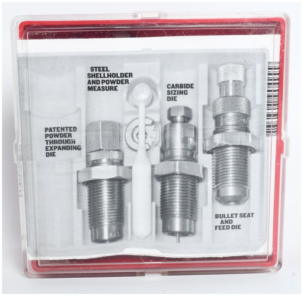 Lot 245: Lee Precision 90499 480 Ruger Carbide 3-Die Reloading Set