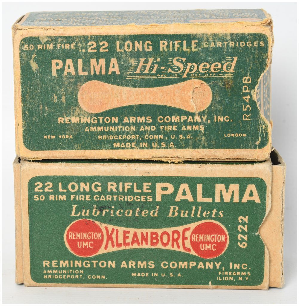 Lot 322: A Lot of 100 Rounds of Remington Palma .22 Long Rifle Ammunition