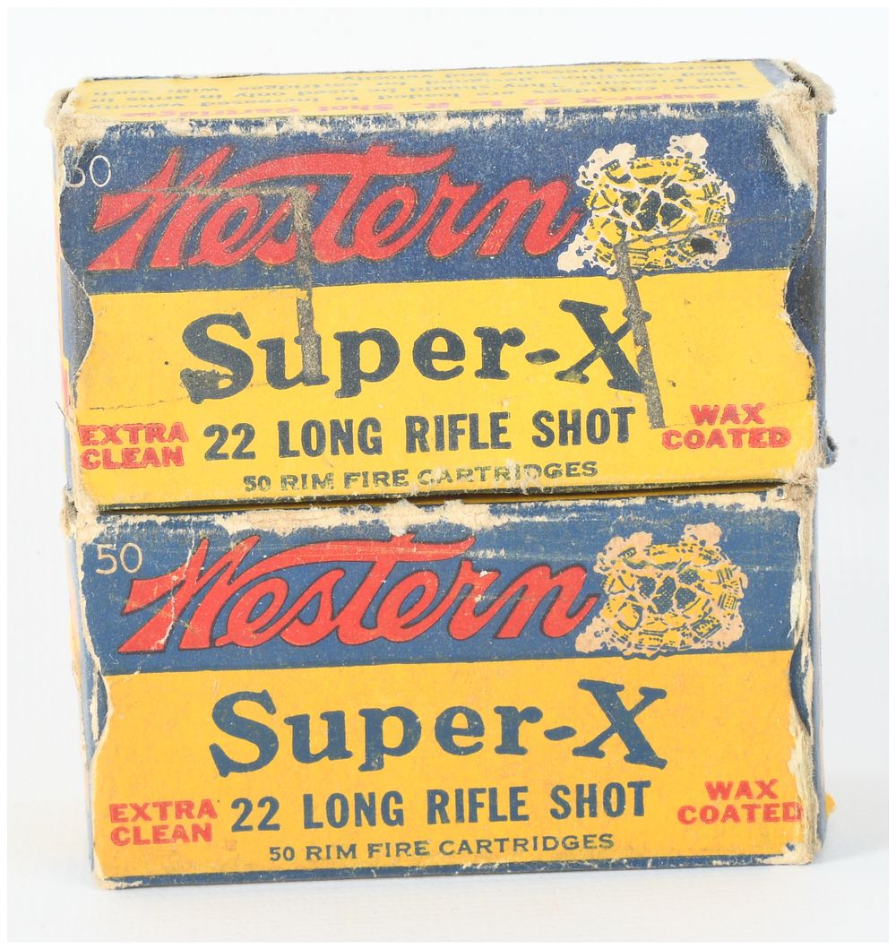 Lot 442: A Lot of 80 Western Super-X .22 Long Rifle Shot Rimfire Cartridges