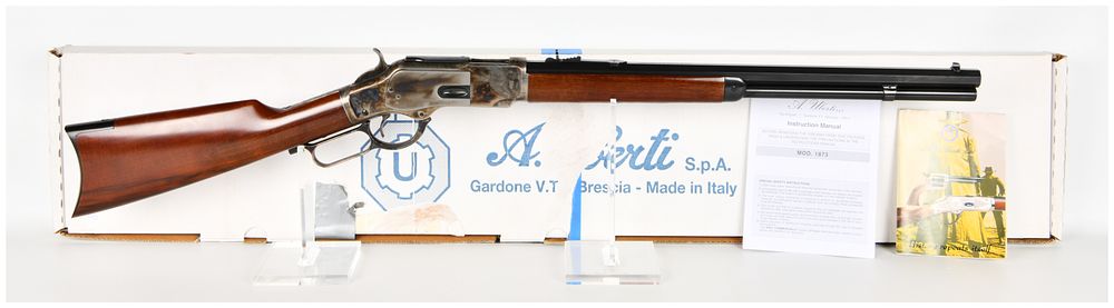 Lot 582: A. Uberti Model 1873 Short Lever Action Rifle .45 Colt with 20 Inch Barrel