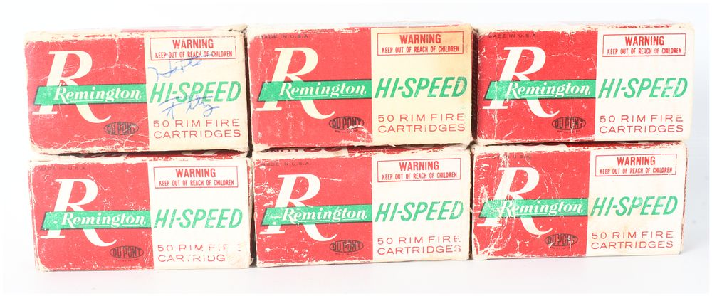 Lot 1144: A Lot of 298 Rounds of Remington Hi-Speed Kleanbore .22 Long Rifle Rimfire Ammunition