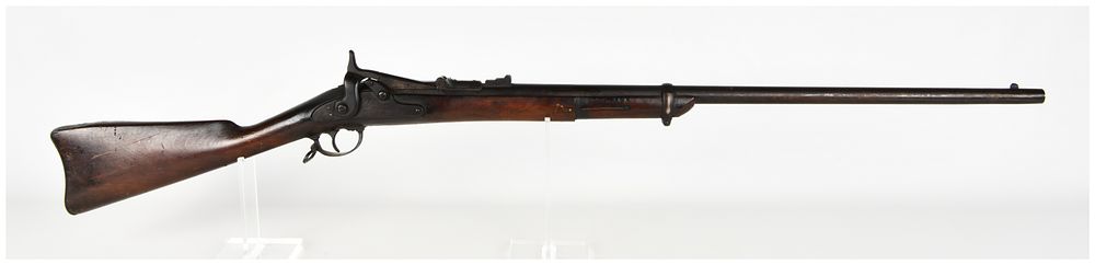 Lot 1176: Springfield Model 1866 Allin Conversion Breech-Loading Rifle .50-70 Government Antique