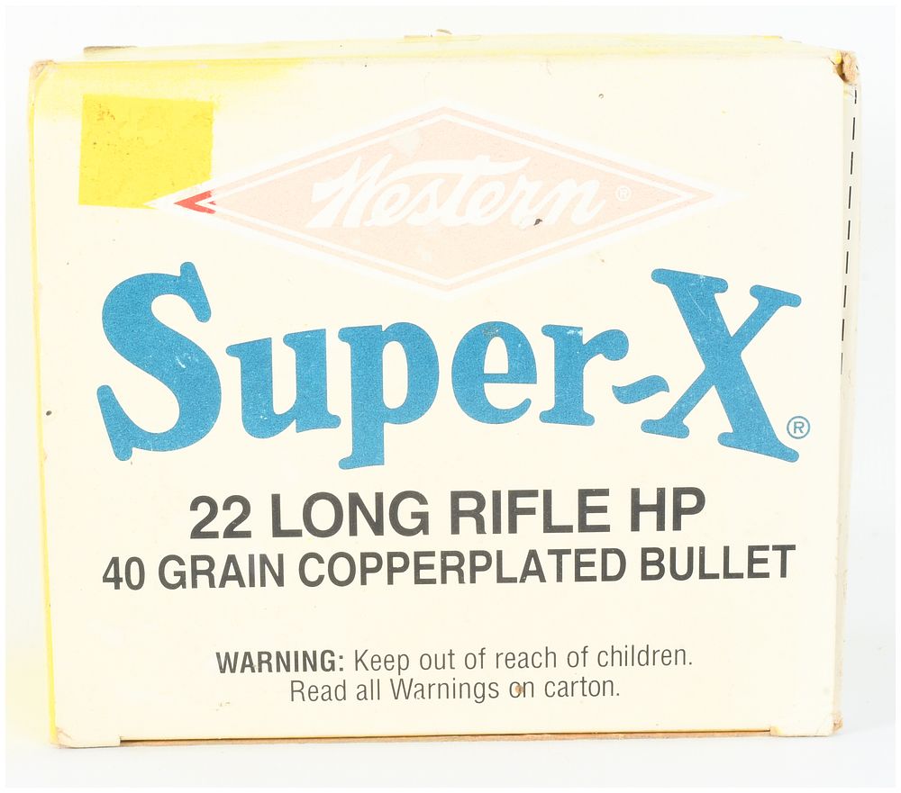 Lot 1264: A Lot of 400 Rounds Western Super-X .22 Long Rifle HP Rimfire Ammunition