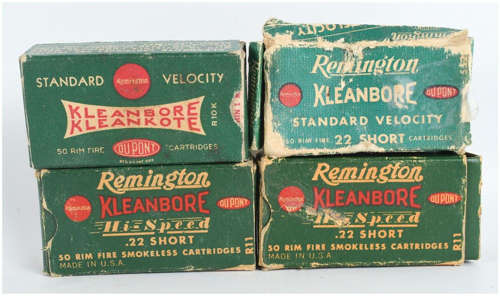 Lot 1321: A Lot of 165 Rounds of Remington Kleanbore .22 Short Ammunition