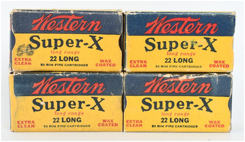 Lot 1441: A Lot of 200 Rounds of Western Super-X Long Range .22 Long Ammunition