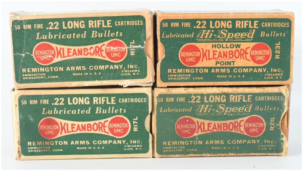Lot 1564: A Lot of 174 Rounds of Remington Kleanbore .22 Long Rifle Ammunition