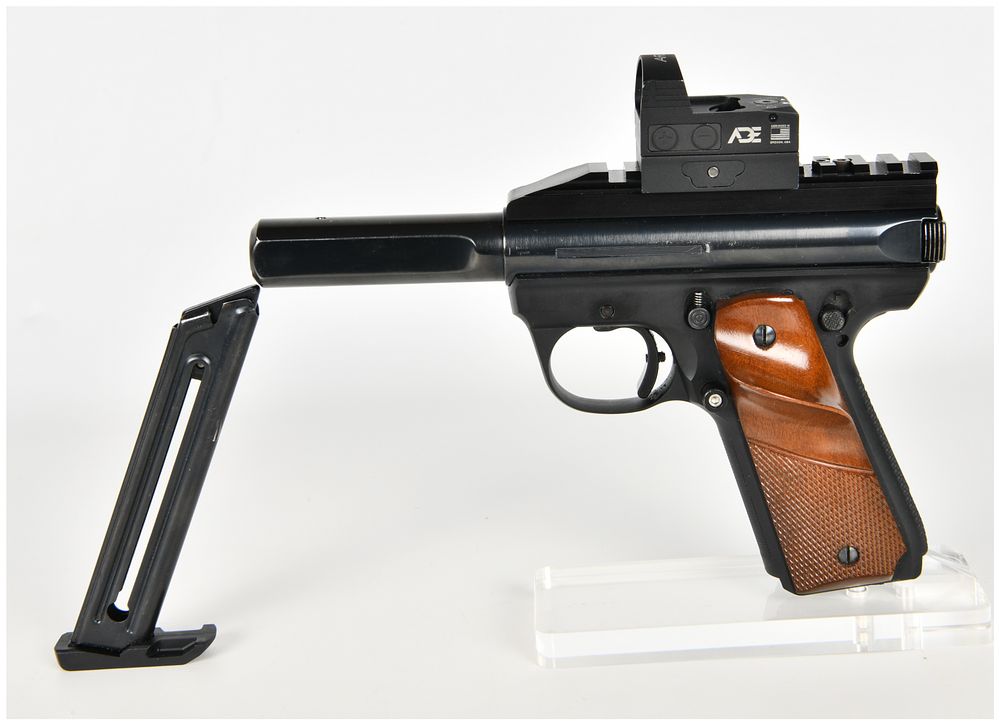 Lot 594: Ruger 22/45 MK III Semi-Automatic Pistol .22 Cal. Long Rifle with Slab-Sided Bull Barrel