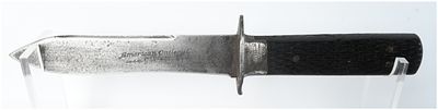 American Cutlery Co. Antique Fixed-Blade Bowie Style Knife. An antique fixed-blade utility or 