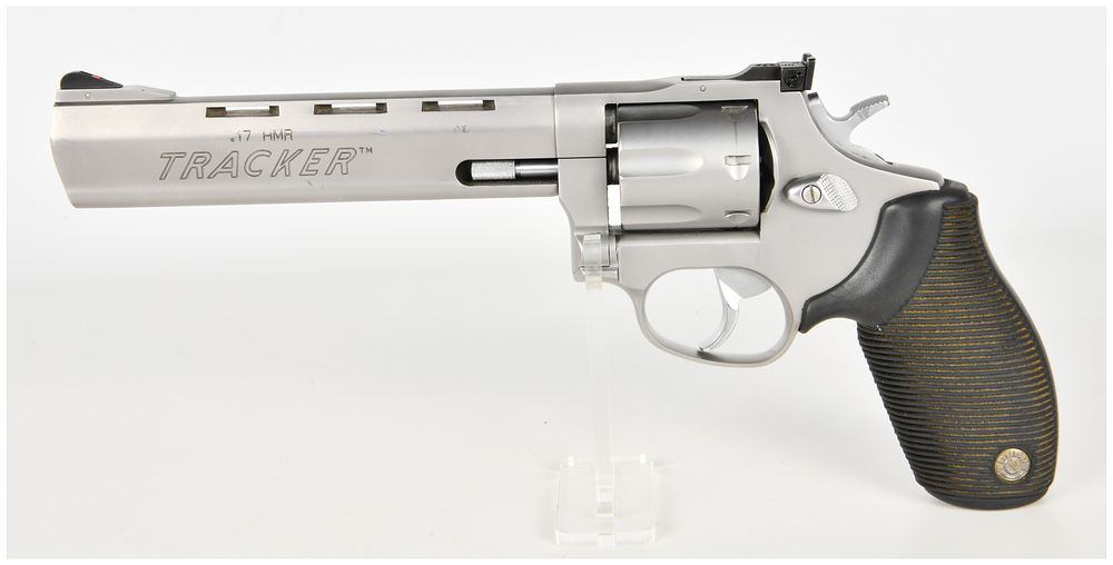 Lot 1047: Taurus Tracker Double-Action Revolver .17 HMR with 6.5 Inch Barrel