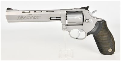 Taurus Tracker Double-Action Revolver .17 HMR with 6.5 Inch Barrel. This Taurus Tracker is a 