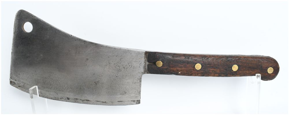 Lot 1070: Village Blacksmith Steel Forged No. 8 Meat Cleaver