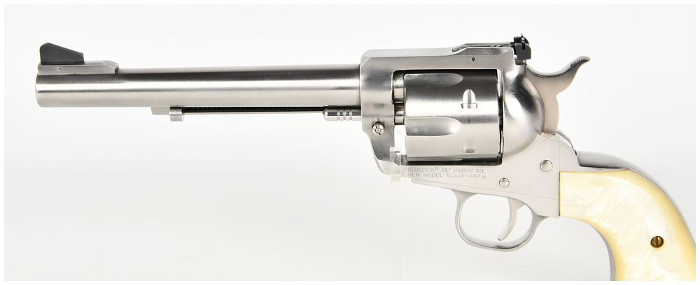 Lot 1137: Ruger New Model Blackhawk Single Action Revolver .357 Magnum with 6.5 Inch Barrel
