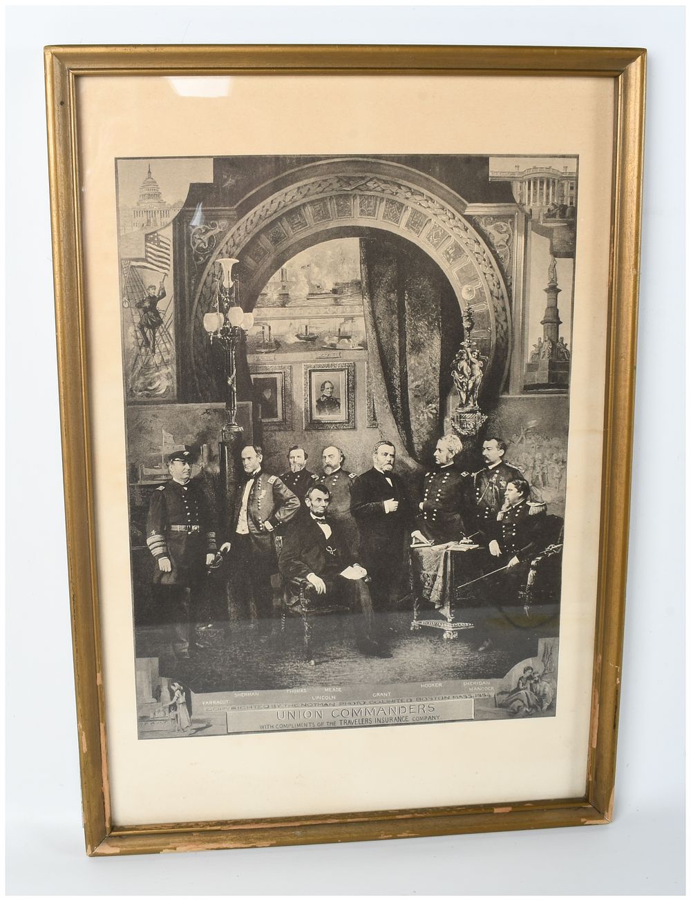 Lot 1283: Notman Photo Co. 1884 Union Commanders Photomechanical Print