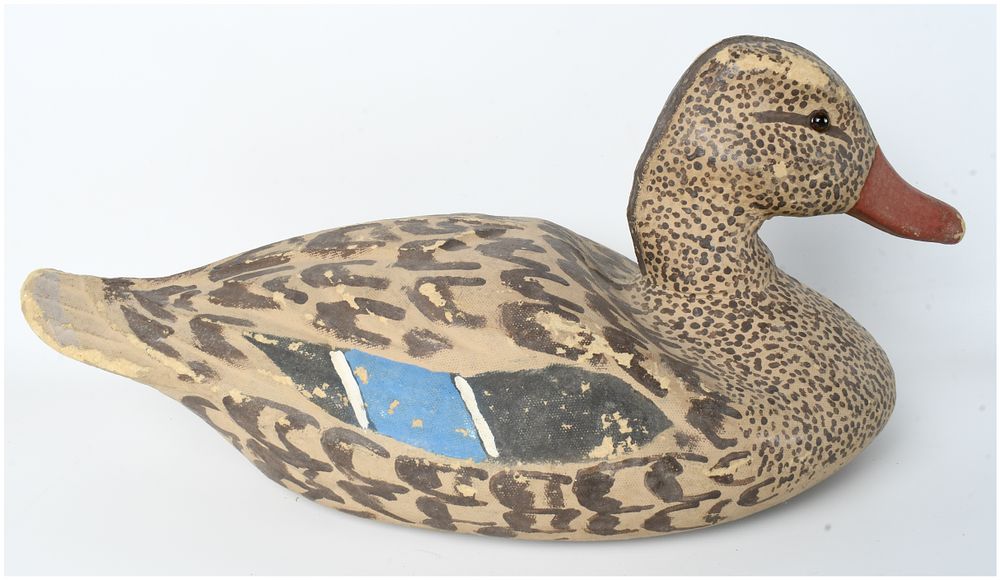 Lot 1340: Animal Trap Company ATCO Ariduk Hen Mallard Duck Decoy