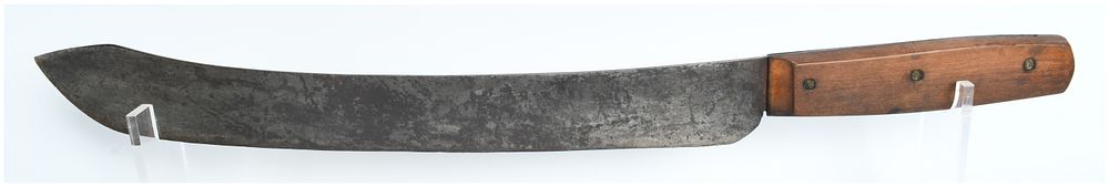 Lot 1370: Vintage Full-Tang Steel Field Knife or Brush Machete