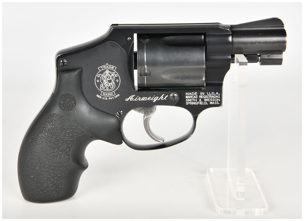 Lot 1407: Smith & Wesson Model 442 Airweight Double Action Only Revolver .38 Special with 1.88 Inch Barrel