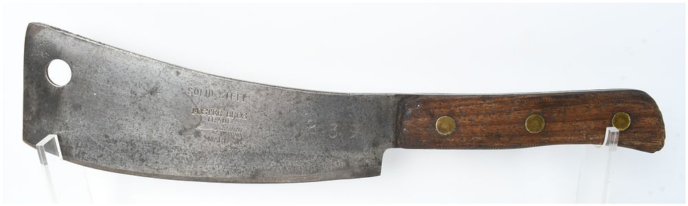 Lot 1490: Foster Bros Model 239 Solid Steel Meat Cleaver
