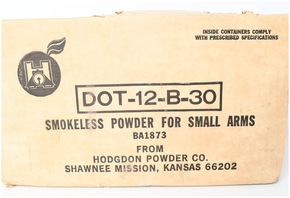 Lot 62: A Case of 10 1 Lb Containers of Hodgdon H870 Smokeless Rifle Powder