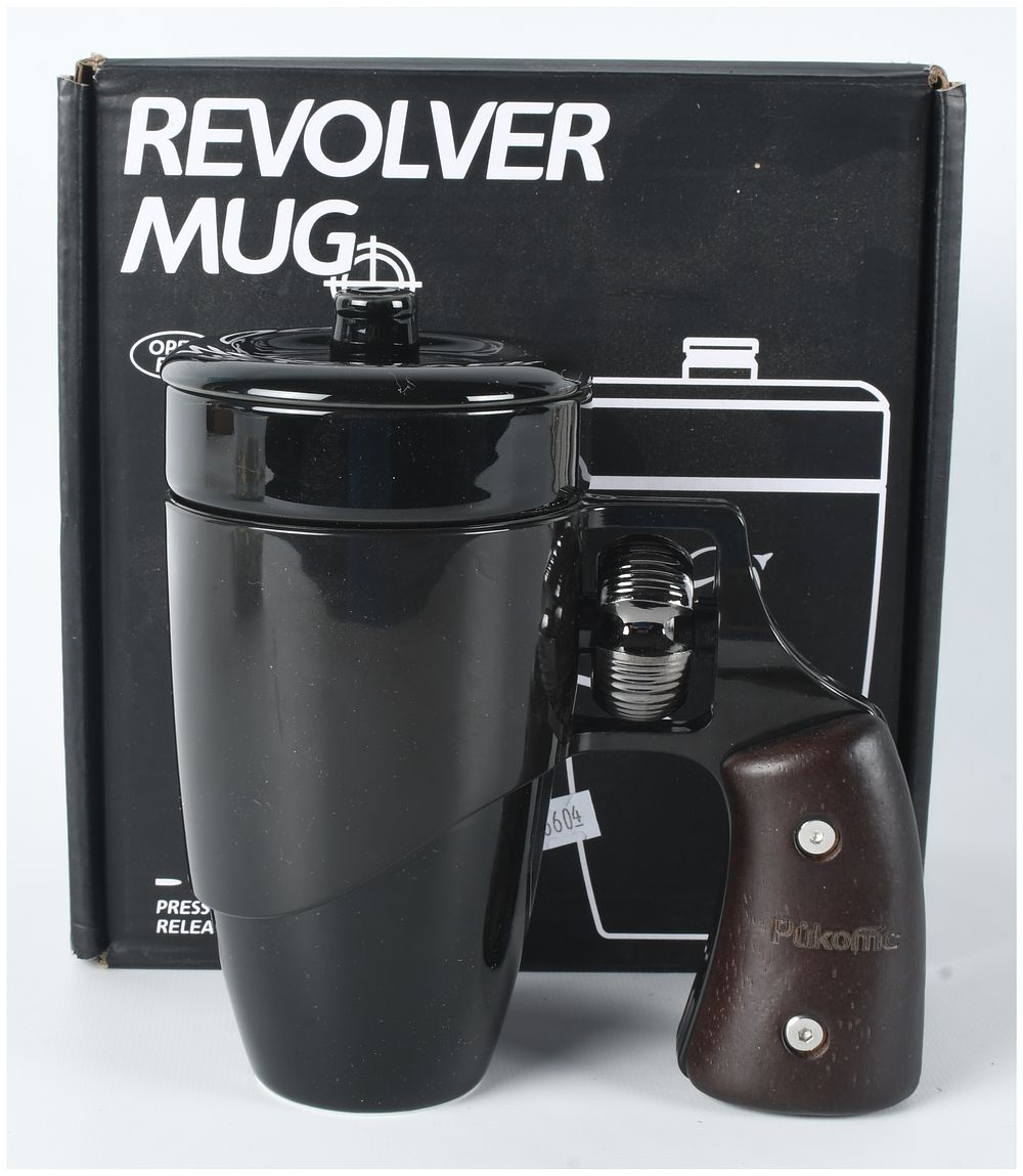 Lot 353: Pukomc Ceramic Revolver Mug with Original Box