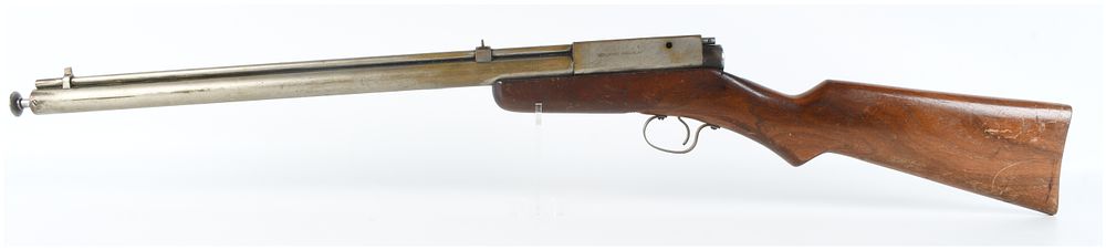Lot 386: Benjamin Franklin Model 700 Pump Action Repeating Air Rifle .175 Caliber with 20 Inch Barrel