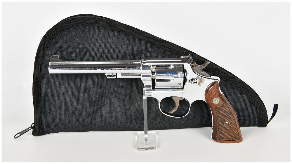 Lot 456: Smith & Wesson K-32 Target Masterpiece Double Action Revolver .32 Long with 6 Inch Barrel