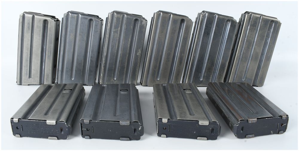 Lot 476: A Collection of 10 Colt AR-15 20-Round Magazines 5.56mm