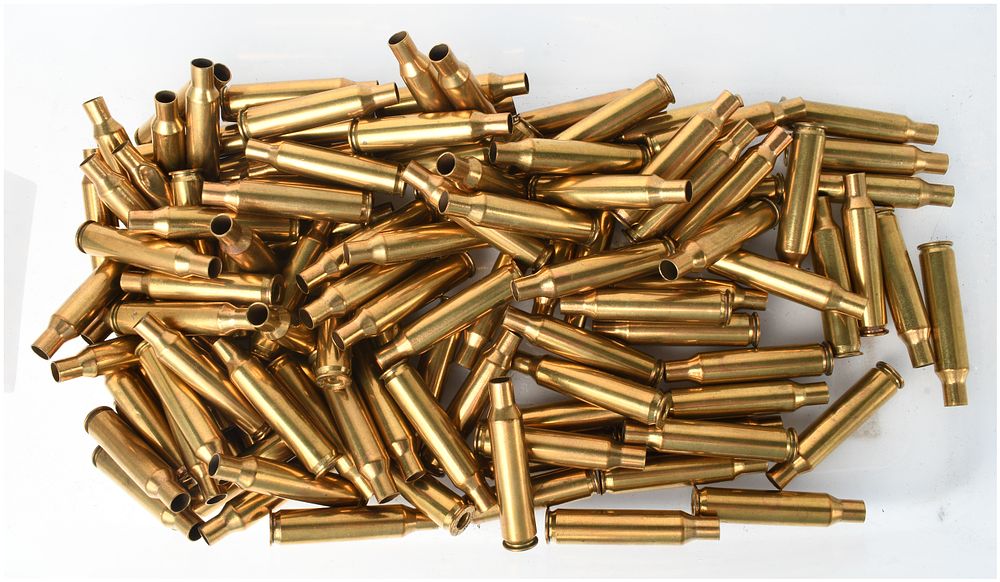 Lot 527: A Lot of 120 Midway 6.5x54 MS Brass Casings for Reloading