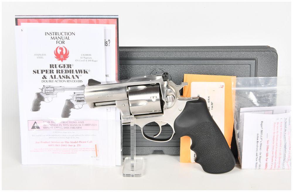 Lot 1125: Ruger Super Redhawk Alaskan Double Action Revolver .44 Magnum with 2.5 Inch Barrel